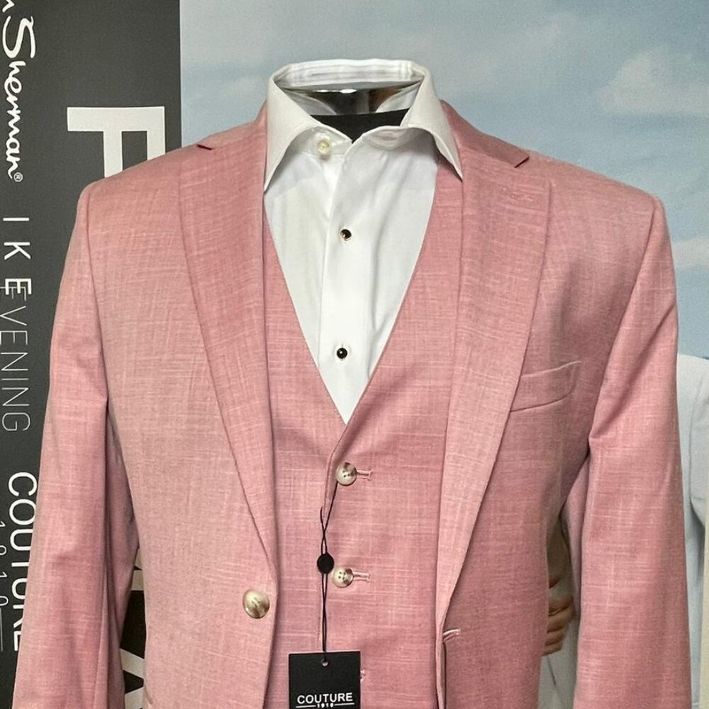 SUIT:COAT;PANT;VEST DESIGNER COUTURE 1910